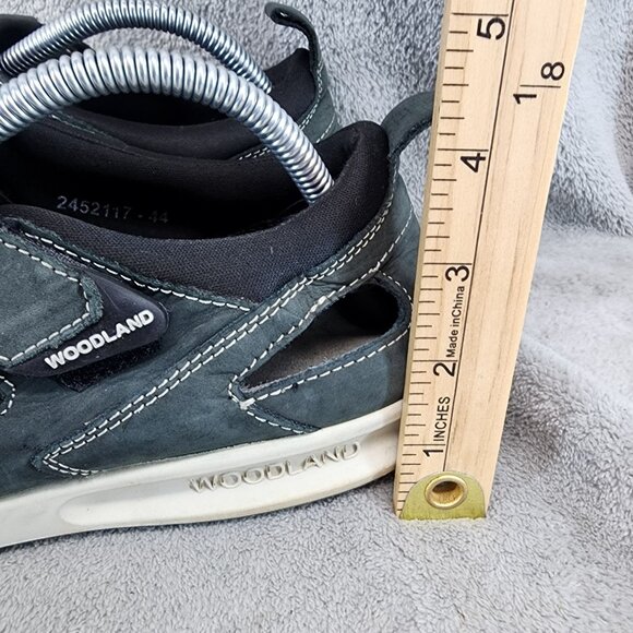 Woodland Shoes Mens EU 44 US 10 Buckeye Gray Leather Sandals main image 5